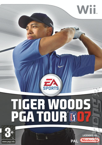 Tiger Woods PGA Tour 07 - Wii Cover & Box Art
