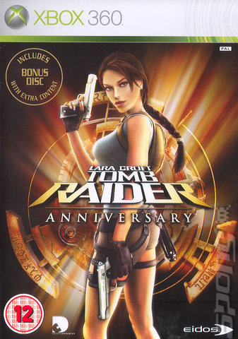 Tomb Raider: Anniversary - Xbox 360 Cover & Box Art