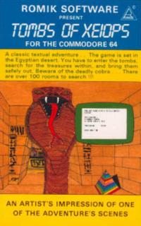 Tombs of Xeiops - C64 Cover & Box Art