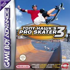 Tony Hawk's Pro Skater 3 - GBA Cover & Box Art