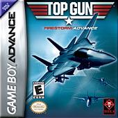 Top Gun: Firestorm Advance - GBA Cover & Box Art