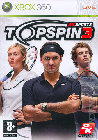 Top Spin 3 - Xbox 360 Cover & Box Art