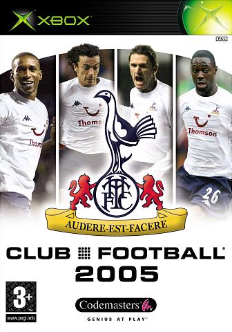 Tottenham Hotspur Club Football 2005 - Xbox Cover & Box Art