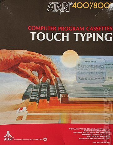 Touch Typing - Atari 400/800/XL/XE Cover & Box Art