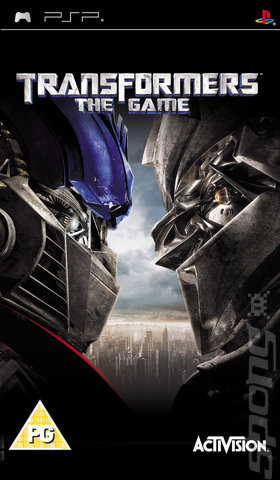 Transformers: The Game - PSP Cover & Box Art