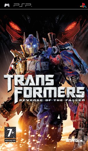 Transformers: Revenge of the Fallen  - PSP Cover & Box Art