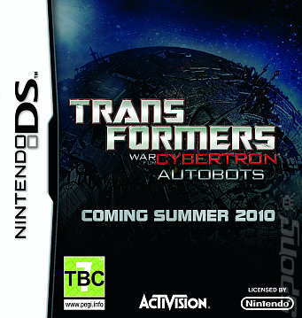 Transformers: War For Cybertron: Autobots - DS/DSi Cover & Box Art