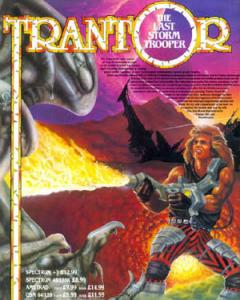 Trantor the Last Stormtrooper - C64 Cover & Box Art