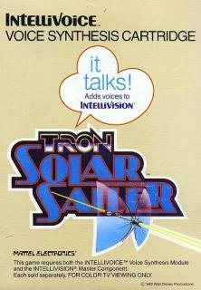 Tron Solar Sailer - Intellivision Cover & Box Art