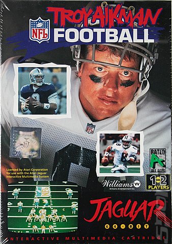 Troy Aikman NFL Football - Jaguar Cover & Box Art