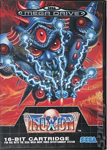 Truxton - Sega Megadrive Cover & Box Art
