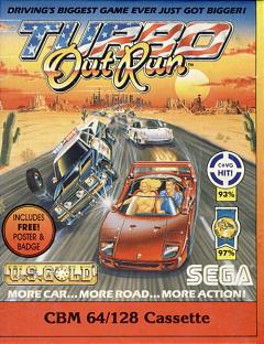 Turbo OutRun  - C64 Cover & Box Art