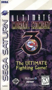 Ultimate Mortal Kombat 3 - Saturn Cover & Box Art