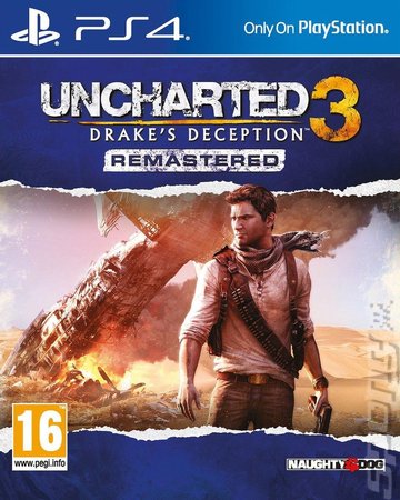 Uncharted 3: Drake's Deception - PS4 Cover & Box Art