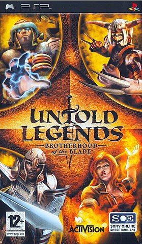 Untold Legends: Brotherhood of the Blade - PSP Cover & Box Art
