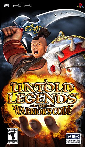 Untold Legends: The Warrior's Code - PSP Cover & Box Art