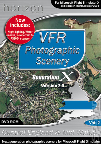 VFR Photo Scenery 2 (C Eng & Mid Wales)  - PC Cover & Box Art