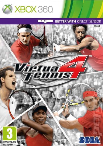 Virtua Tennis 4 - Xbox 360 Cover & Box Art