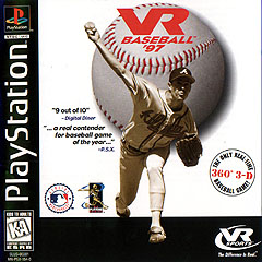 VR Baseball '97 - PlayStation Cover & Box Art