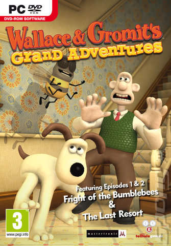 Wallace & Gromit Grand Adventures Part 1 - PC Cover & Box Art