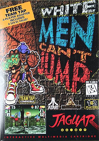 White Men Can't Jump - Jaguar Cover & Box Art