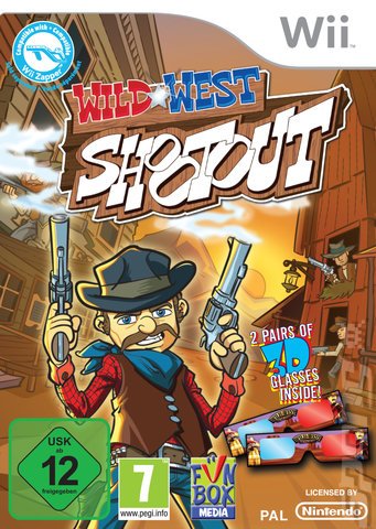 Wild West Shootout - Wii Cover & Box Art