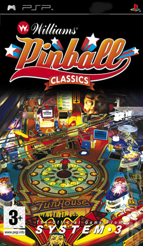 Williams Pinball Classics - PSP Cover & Box Art