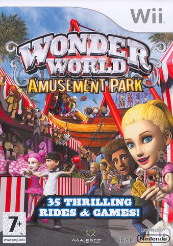 Wonderworld Amusement Park - Wii Cover & Box Art