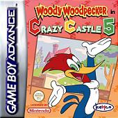 Woody Woodpecker in Crazy Castle 5 - GBA Cover & Box Art