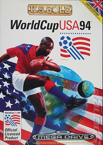 World Cup USA 94 - Sega Megadrive Cover & Box Art