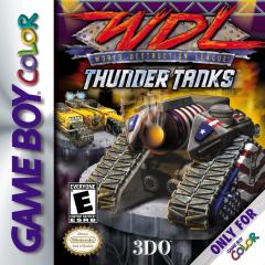 World Destruction League: Thunder Tanks - Game Boy Color Cover & Box Art