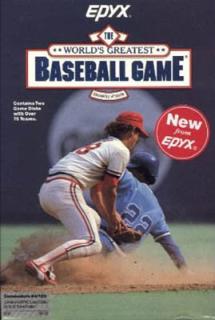 World's Greatest Baseball Game - C64 Cover & Box Art