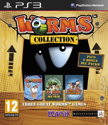 Worms Collection - PS3 Cover & Box Art