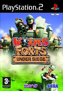 Worms Forts Under Siege - PS2 Cover & Box Art