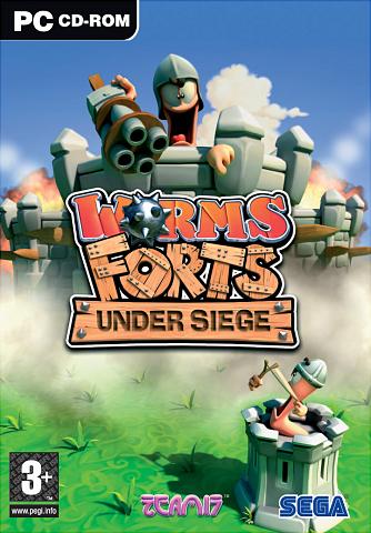 Worms Forts Under Siege - PC Cover & Box Art