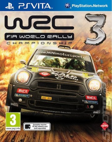 WRC: FIA World Rally Championship 3 - PSVita Cover & Box Art