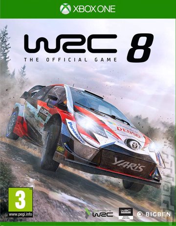 WRC 8 - Xbox One Cover & Box Art