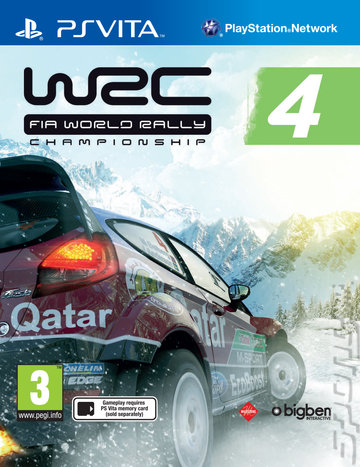 WRC: FIA World Rally Championship 4 - PSVita Cover & Box Art