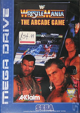 Wrestlemania: The Arcade Game - Sega Megadrive Cover & Box Art