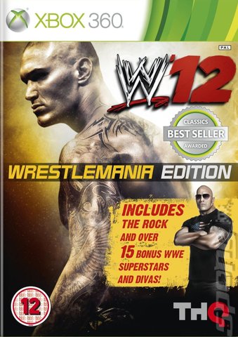 WWE '12 WrestleMania Edition - Xbox 360 Cover & Box Art