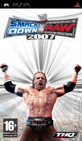 WWE Smackdown! Vs. RAW 2007 - PSP Cover & Box Art