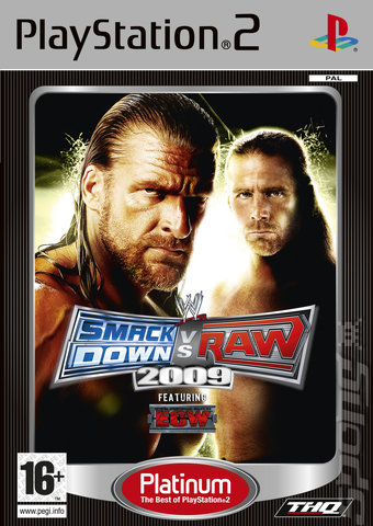 WWE SmackDown Vs. RAW 2009 - PS2 Cover & Box Art