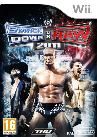 WWE Smackdown vs Raw 2011 - Wii Cover & Box Art