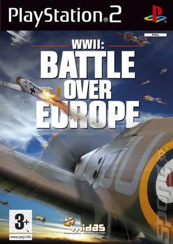 WWII: Battle Over Europe - PS2 Cover & Box Art