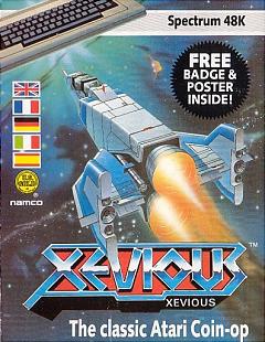 Xevious - Spectrum 48K Cover & Box Art