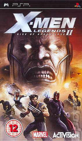 X-Men Legends II: Rise of Apocalypse - PSP Cover & Box Art
