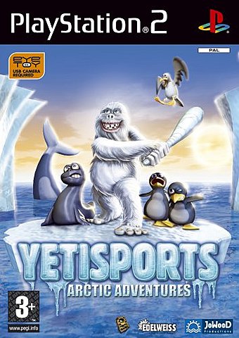 Yeti Sports: Arctic Adventure - PS2 Cover & Box Art