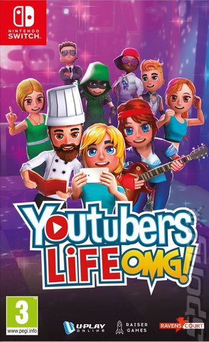 YouTubers Life OMG! - Switch Cover & Box Art