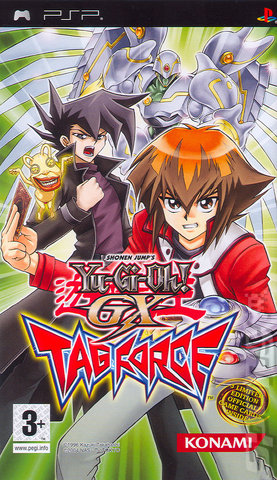 Yu-Gi-Oh! GX Tag Force - PSP Cover & Box Art