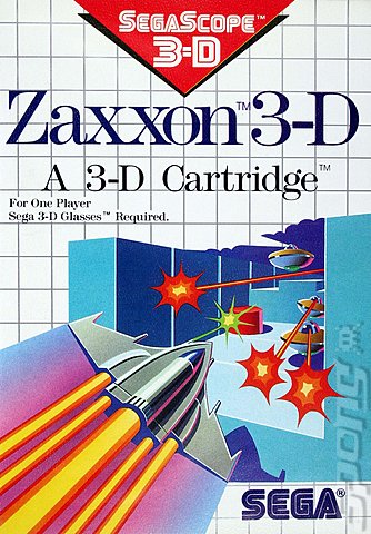 Zaxxon 3-D - Sega Master System Cover & Box Art